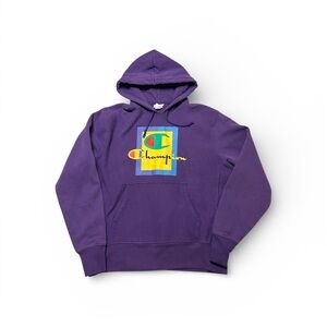 Vintage Retro 90’s Purple Champion Hoodie